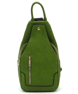 Fashion Sling Backpack AD2766 OLIVE/
